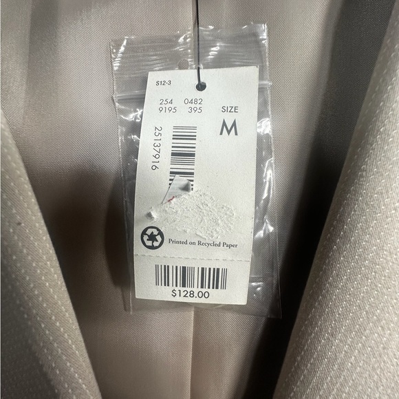 The Limited Cream Tan Blazer Jacket Tailored Fit Notched Lapels - Picture 2 of 15